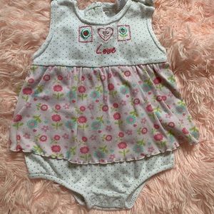 Floral FisherPrice onesie